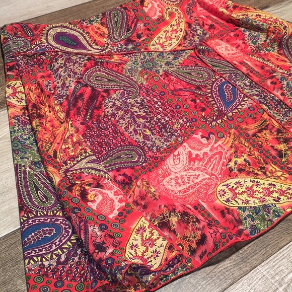 Women's Edera Summer Flare Skirt Paisley Print XL - Picture 4 of 8